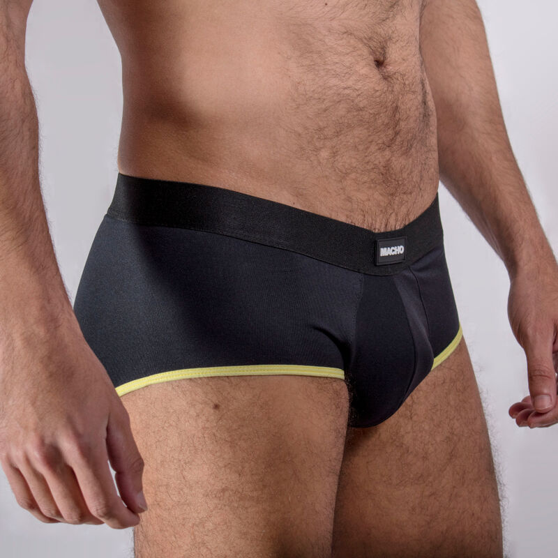MACHO - MS24A BRIEF DARK YELLOW UNDERPANTS S - 3