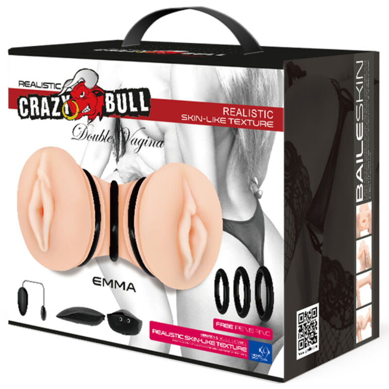 CRAZY BULL - EMMA REALISTIC DOUBLE VAGINA MASTURBATOR - 6