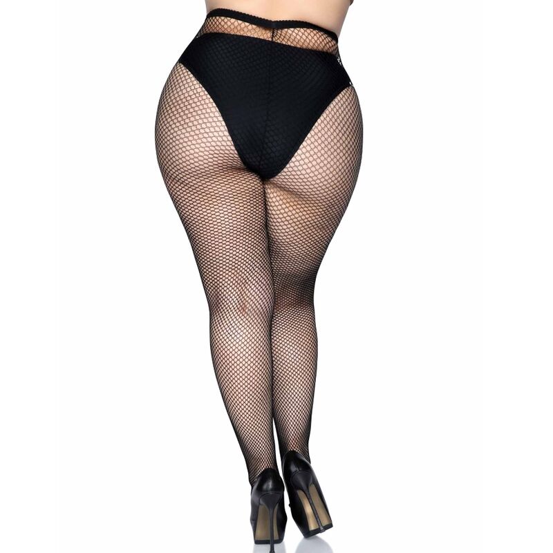 LEG AVENUE - FISHNET PANTYHOSE PLUS SIZE - 1