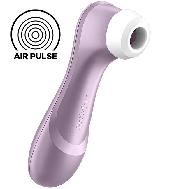 SATISFYER - PRO 2 AIR PULSE STIMULATOR BLUE - LILAC - 3