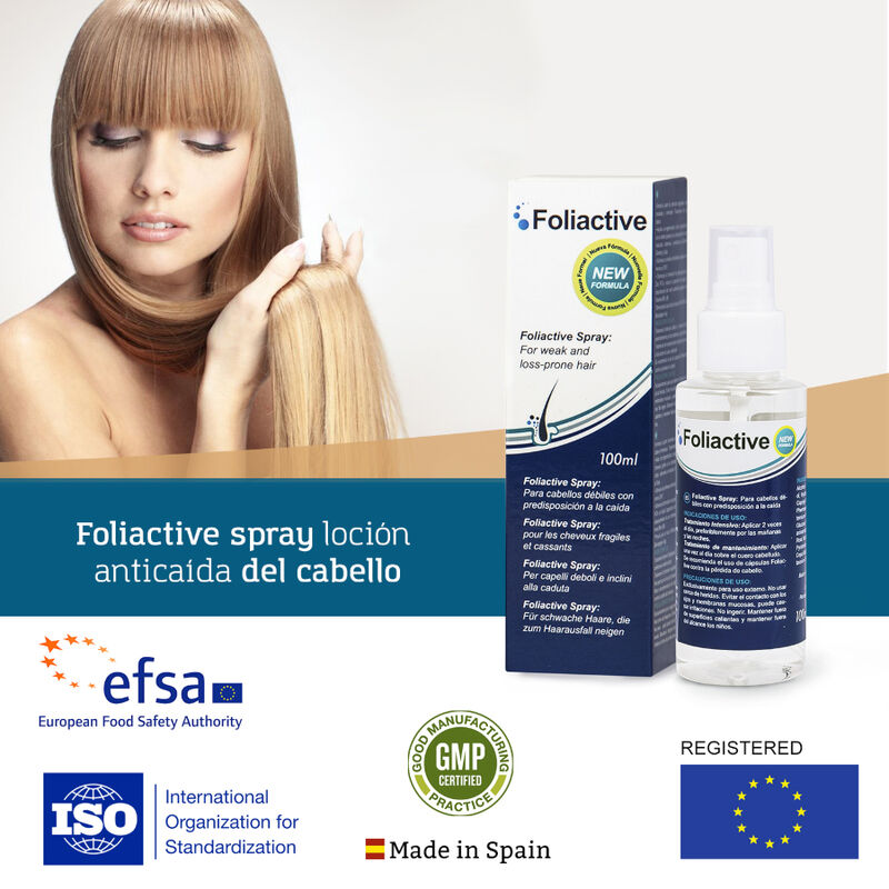 500 COSMETICS - FOLIACTIVE SPRAY. SPRAY TO PREVENT HAIR LOSS AND STIMULATE GROWTH - 1