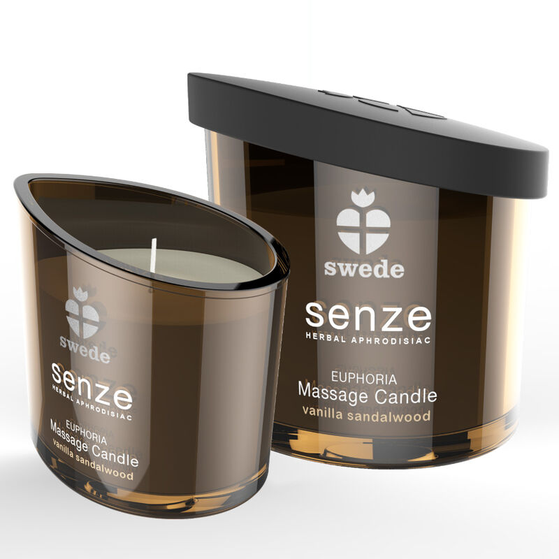 SWEDE - SENZE EUPHORIA MASSAGE CANDLE - VANILLA, SANDALWOOD - 2