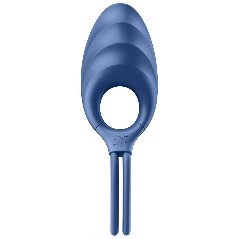 SATISFYER - SWORDSMAN RING VIBRATOR BLUE - GREEN - 5