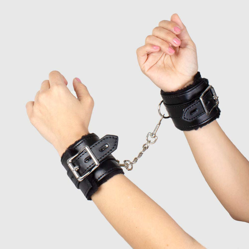 SECRETPLAY - BLACK BONDAGE HANDCUFFS BDSM COLLECTION - 3