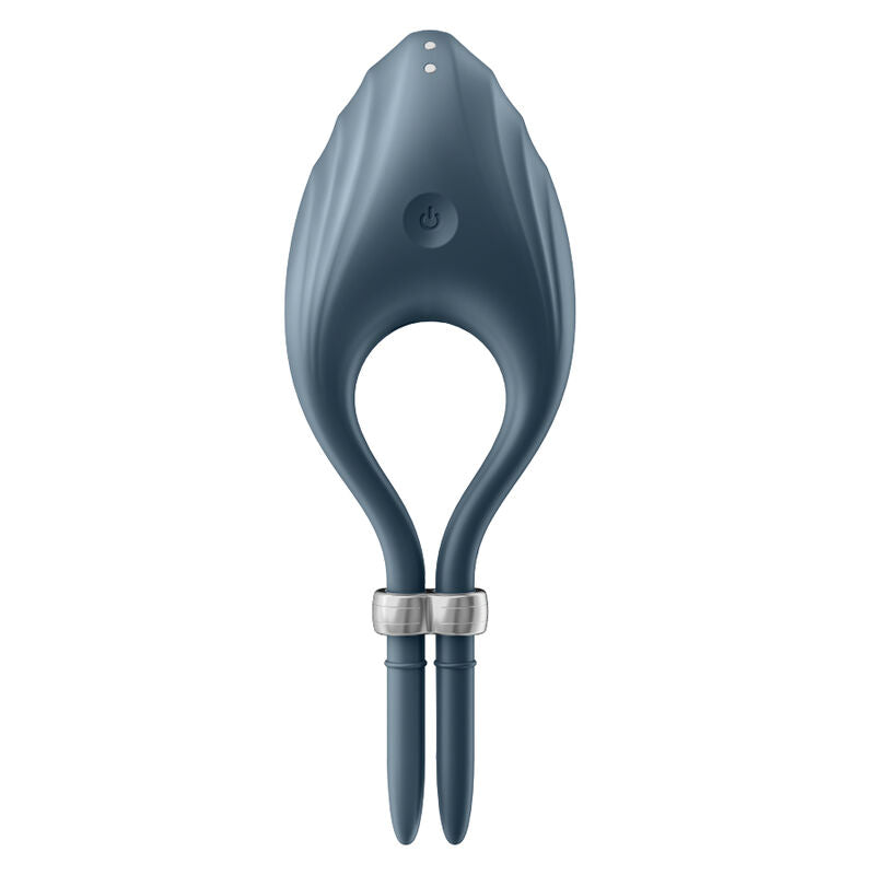 SATISFYER - DUELIST RING VIBRATOR GREY - GREY - 6