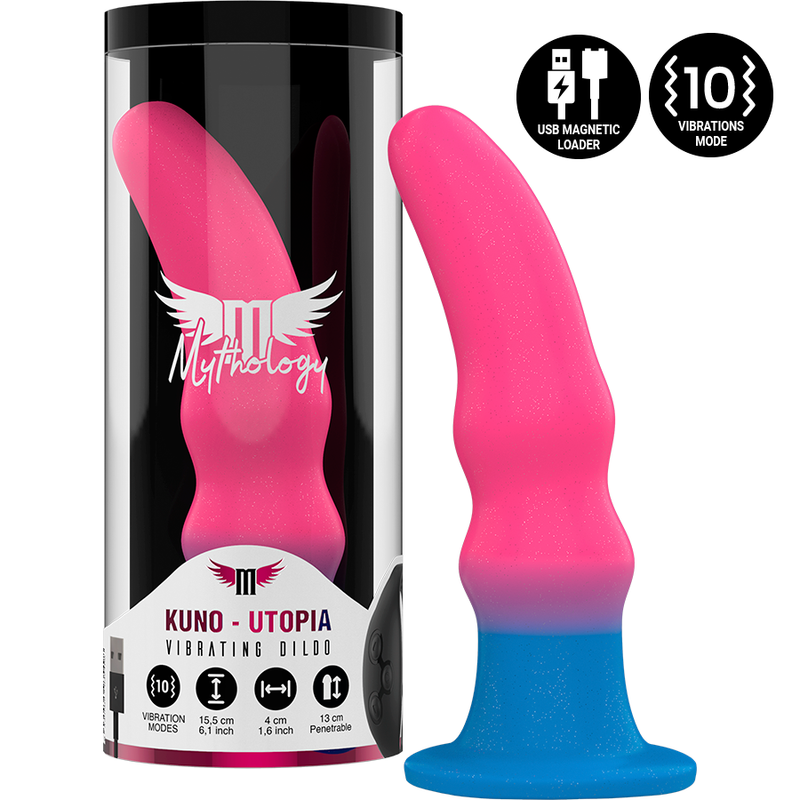 MYTHOLOGY - KUNO UTOPIA DILDO M - VIBRATOR COMPATIBLE WITH WATCHME WIRELESS TECHNOLOGY - 1