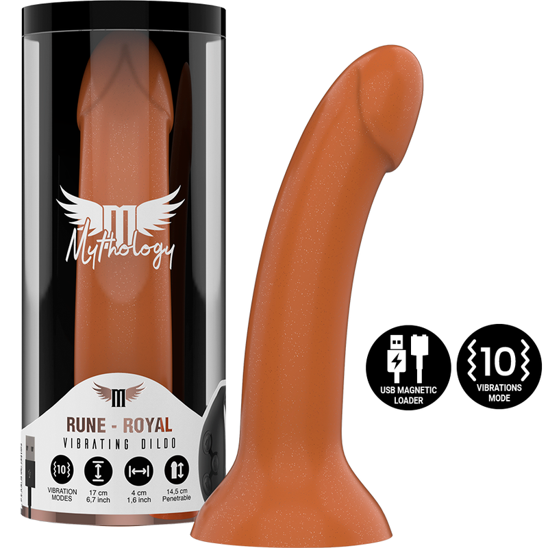 MYTHOLOGY - RUNE ROYAL DILDO M - VIBRATOR WATCHME WIRELESS TECHNOLOGY COMPATIBLE - 3