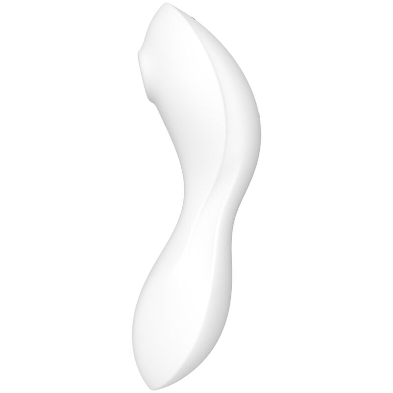 SATISFYER - CURVY TRINITY 5 AIR PULSE STIMULATOR & VIBRATOR APP BLUE - 3