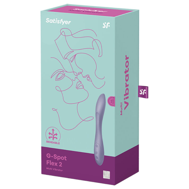SATISFYER - G-SPOT FLEX 2 MULTI VIBRATOR PURPLE - 2