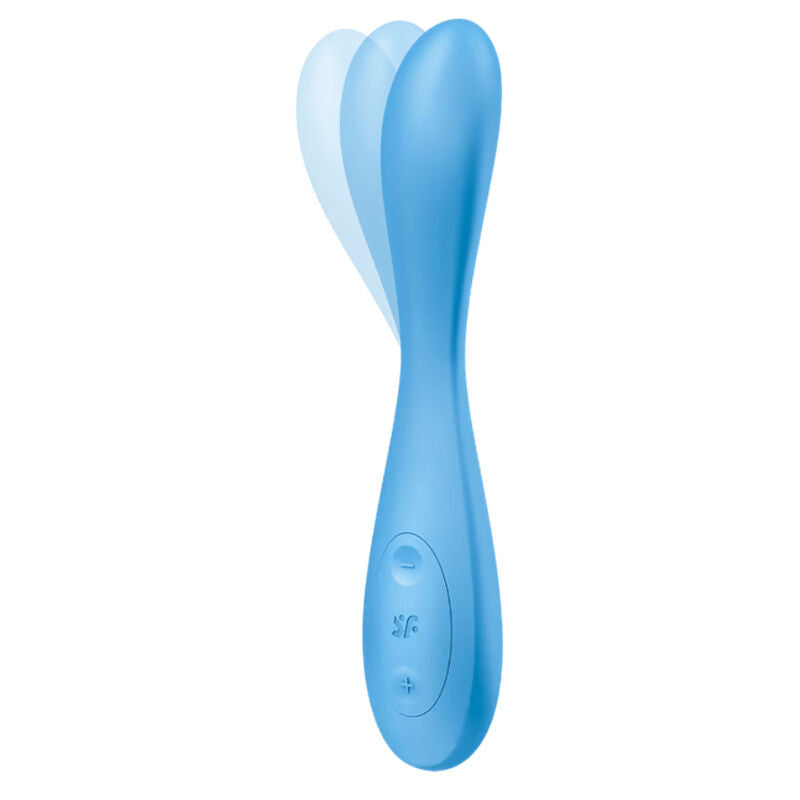 SATISFYER - G-SPOT FLEX 4+ MULTI VIBRATOR APP BLUE - 1