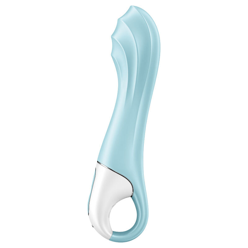 SATISFYER - AIR PUMP VIBRATOR 5+ INFLATABLE G-SPOT VIBRATOR APP BLUE - 3