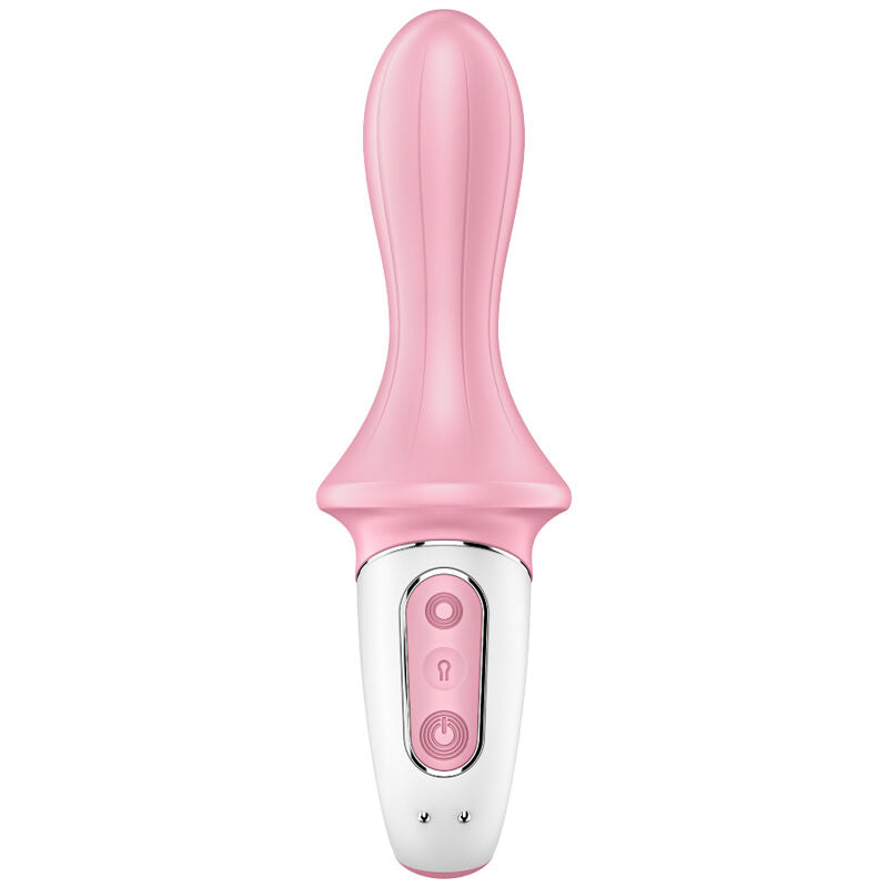 SATISFYER - AIR PUMP BOOTY 5+ INFLATABLE ANAL VIBRATOR PINK - 1