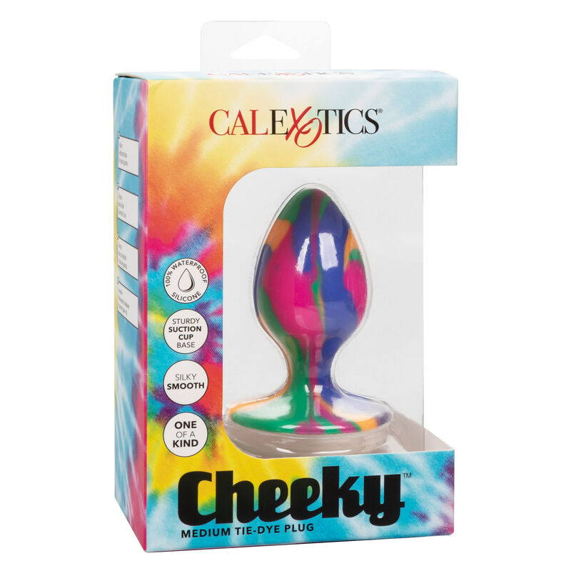 CALEXOTICS - CHEEKY MEDIUM TIE-DYE PLUG ANAL - 3