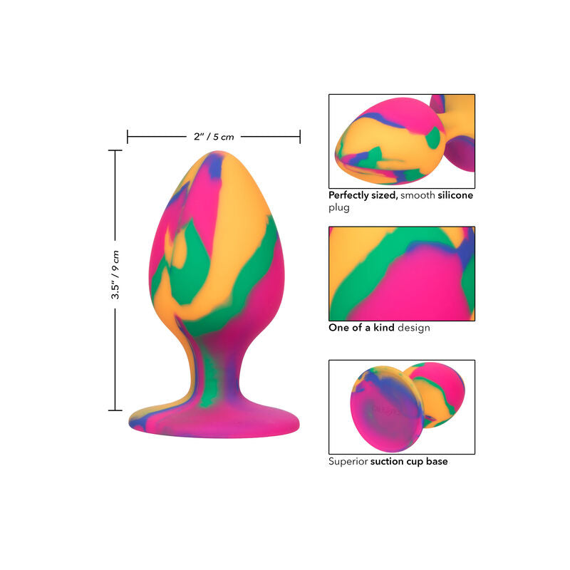 CALEXOTICS - CHEEKY LARGE TIE-DYE PLUG ANAL - 3