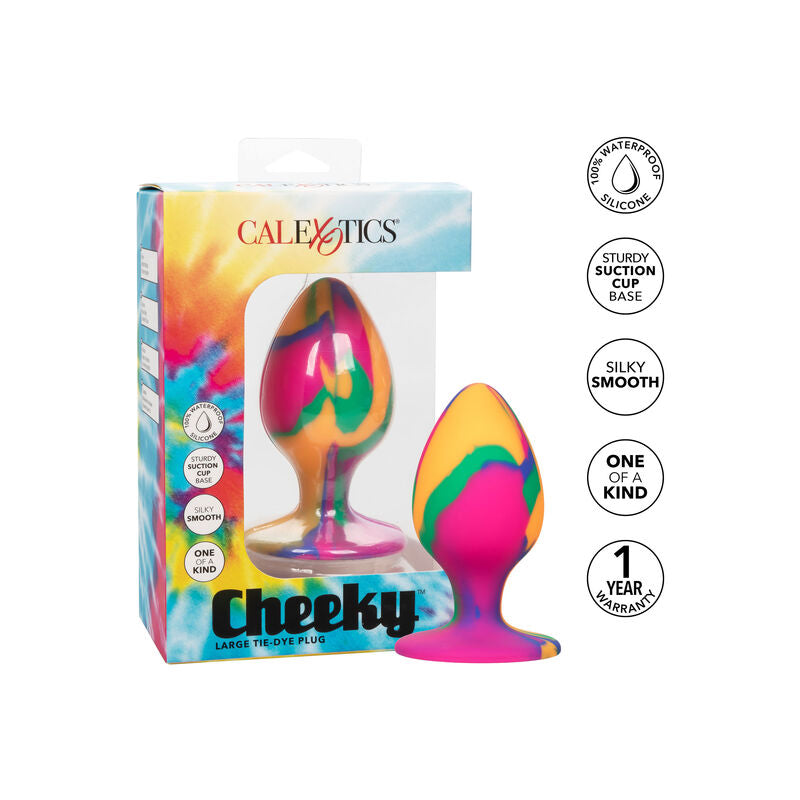 CALEXOTICS - CHEEKY LARGE TIE-DYE PLUG ANAL - 5
