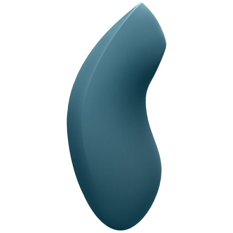 SATISFYER - VULVA LOVER 2 AIR PULSE STIMULATOR & VIBRATOR WHITE - BLUE - 2
