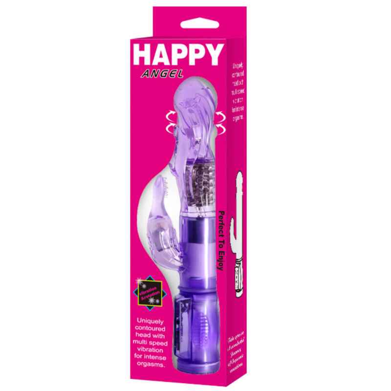 BAILE - MINI ROTATORE CON CONIGLIO HAPPY ANGEL LILLA - Secretroomsexyshop