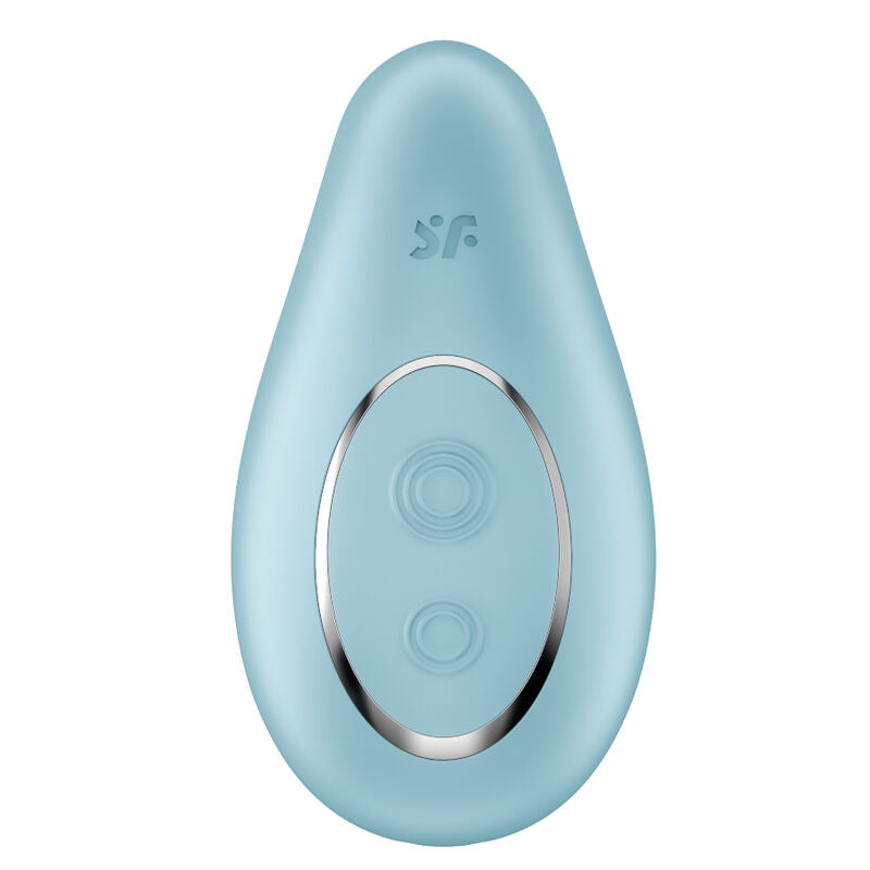 SATISFYER - DIPPING DELIGHT LAY-ON VIBRATOR RED - BLUE - 2