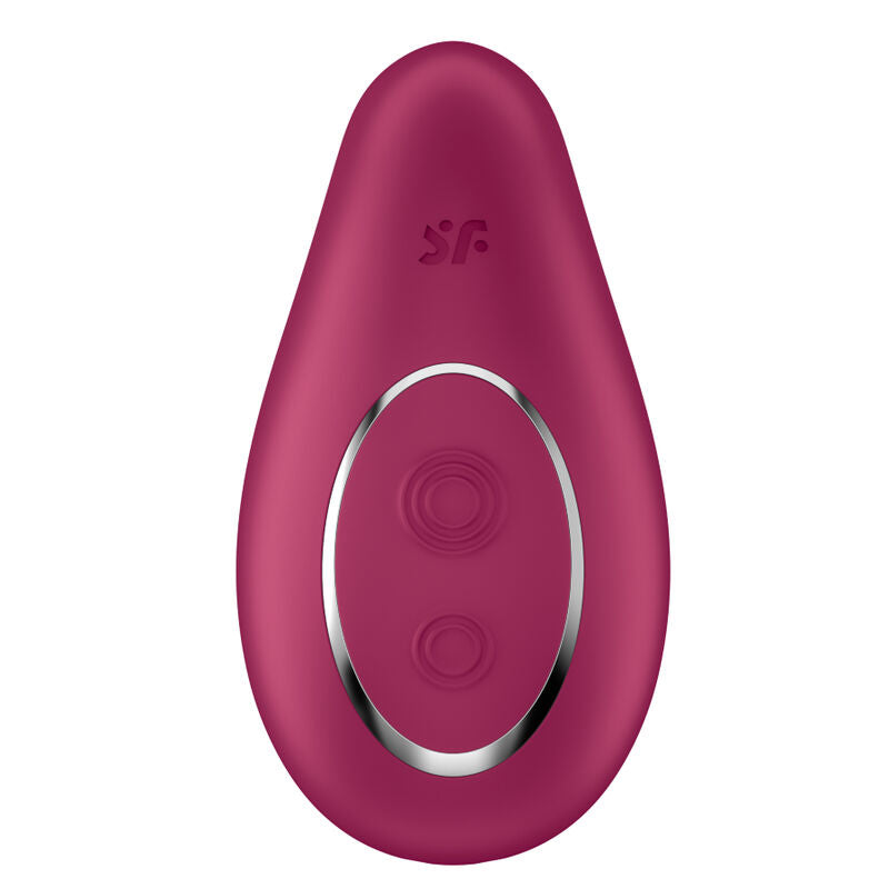 SATISFYER - DIPPING DELIGHT LAY-ON VIBRATOR RED - BLUE - 7