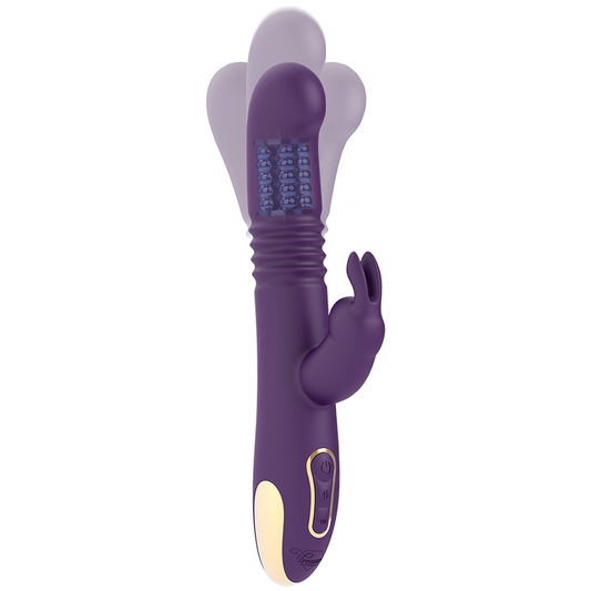 TREASURE - BASTIAN RABBIT UP & DOWN, ROTATOR AND VIBRATOR COMPATIBLE WITH WATCHME WIRELESS TECHNOLOGY