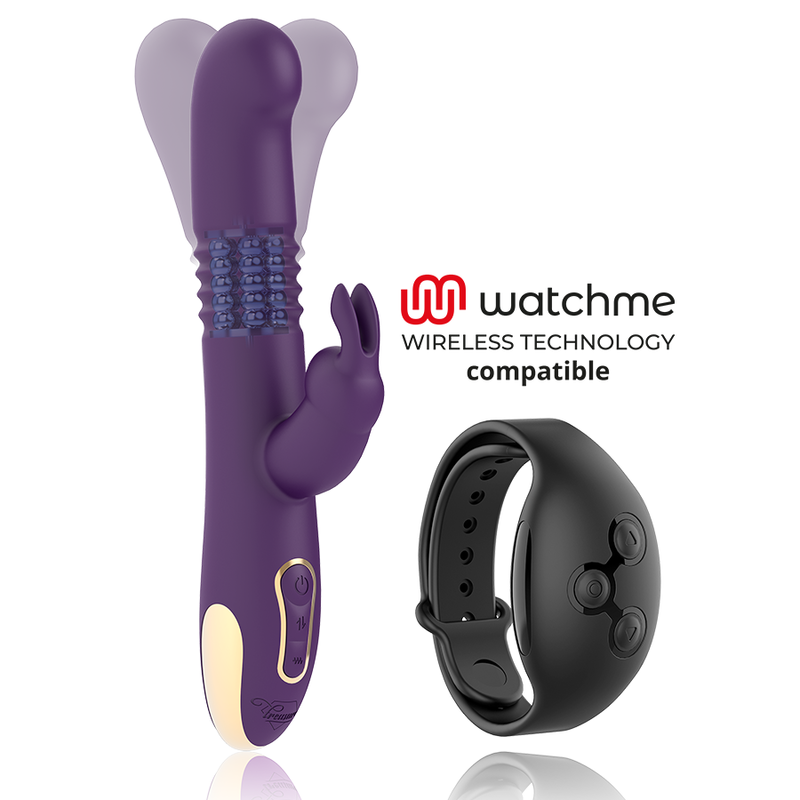 TREASURE - BASTIAN RABBIT UP & DOWN, ROTATOR & VIBRATOR COMPATIBLE WITH WATCHME WIRELESS TECHNOLOGY - 1