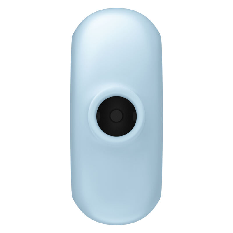 SATISFYER - PRO TO GO 3 DOUBLE AIR PULSE STIMULATOR & VIBRATOR BLUE - BLUE - 13