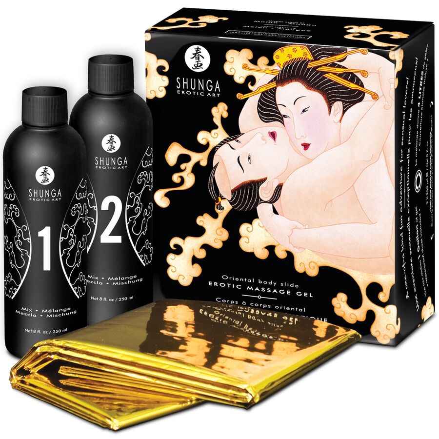 SHUNGA - GEL DA MASSAGGIO EROTICO CORPO A CORPO AL MELONE ORIENTALE - Secretroomsexyshop