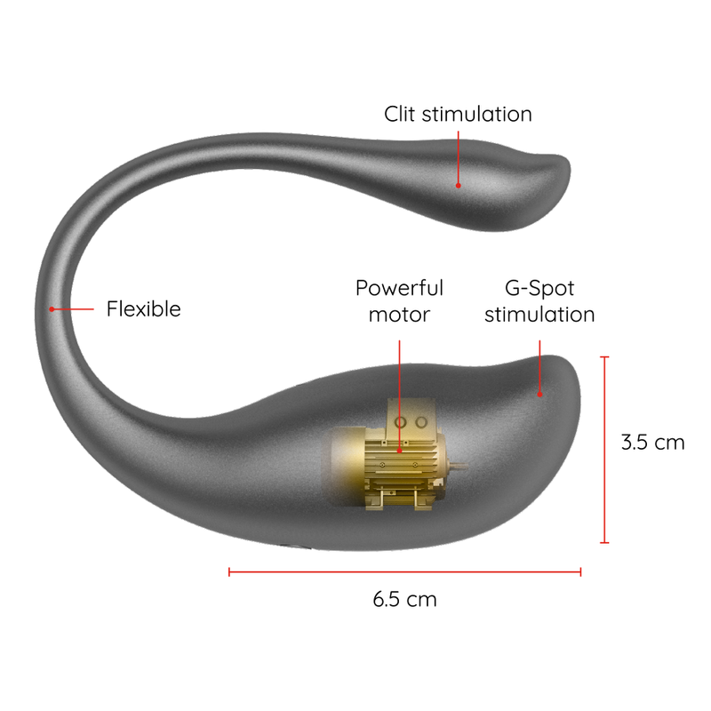 ONINDER - NAIROBI BLACK VIBRATING EGG - FREE APP