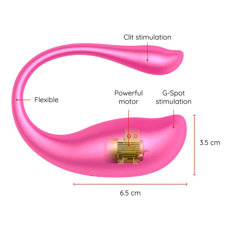 ONINDER - NAIROBI VIBRATING EGG BLACK - FREE APP - 5