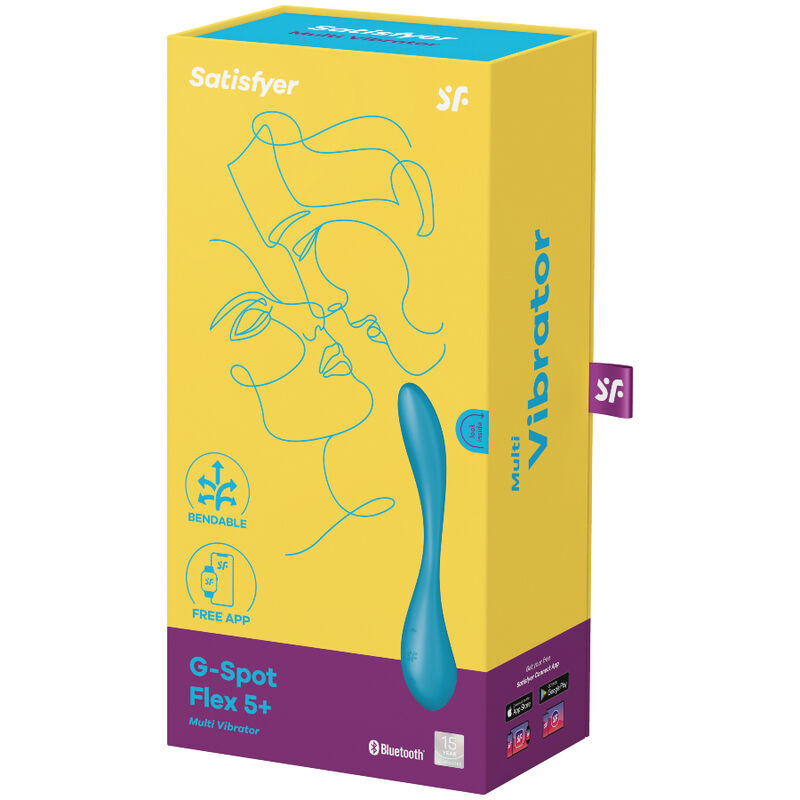 SATISFYER - G-SPOT FLEX 5 MULTI VIBRATOR LILAC - 1