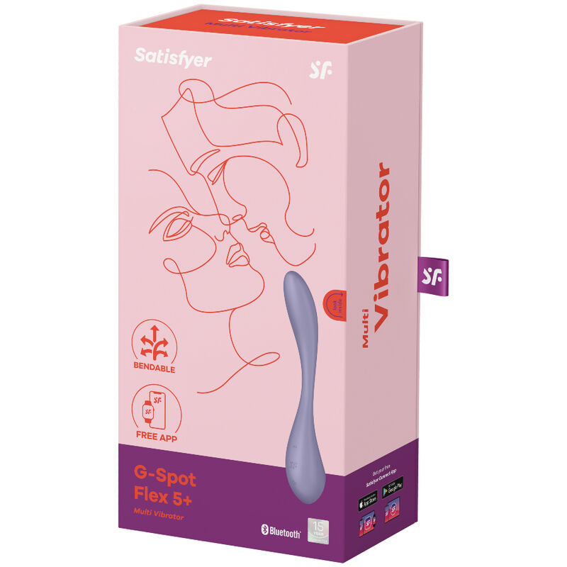 SATISFYER - G-SPOT FLEX 5 MULTI VIBRATOR LILAC - LILAC - 10