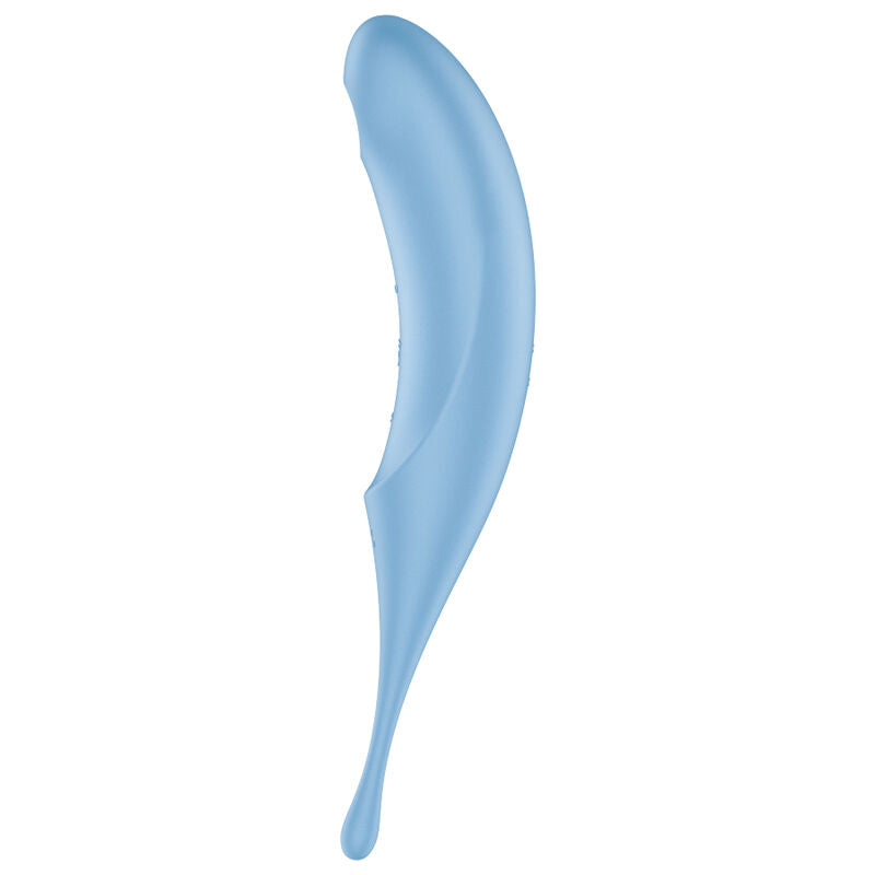 SATISFYER - TWIRLING PRO AIR PULSE STIMULATOR & VIBRATOR BLUE - RED - 6
