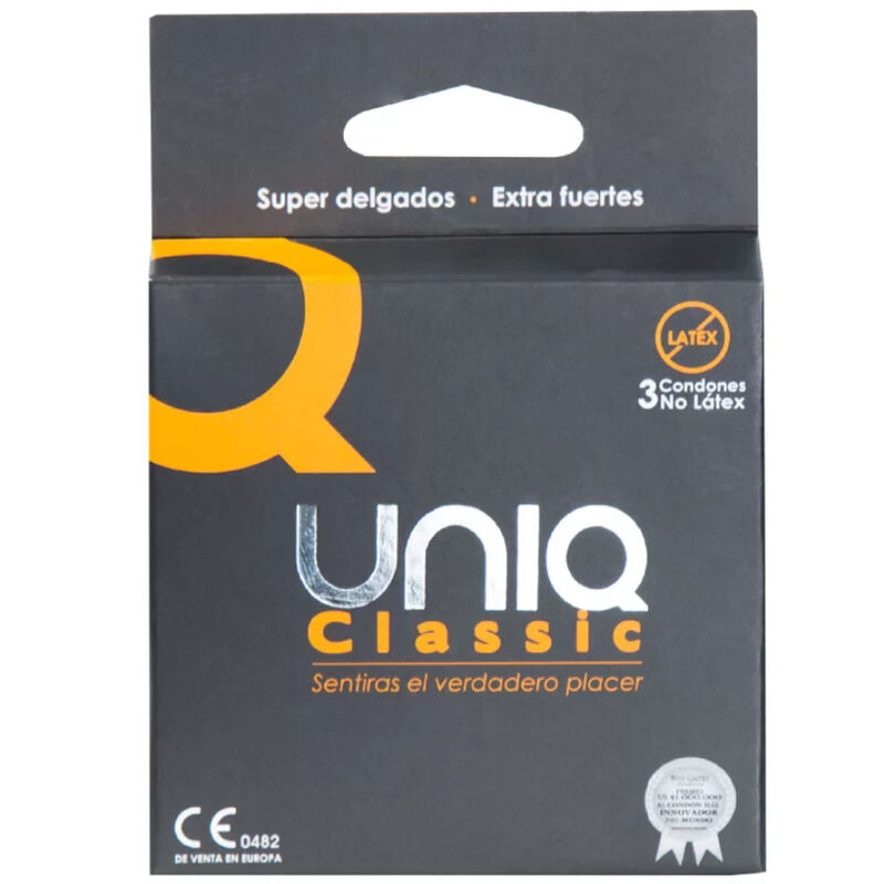 UNIQ - CLASSIC LATEX FREE CONDOMS 3 UNITS - 3