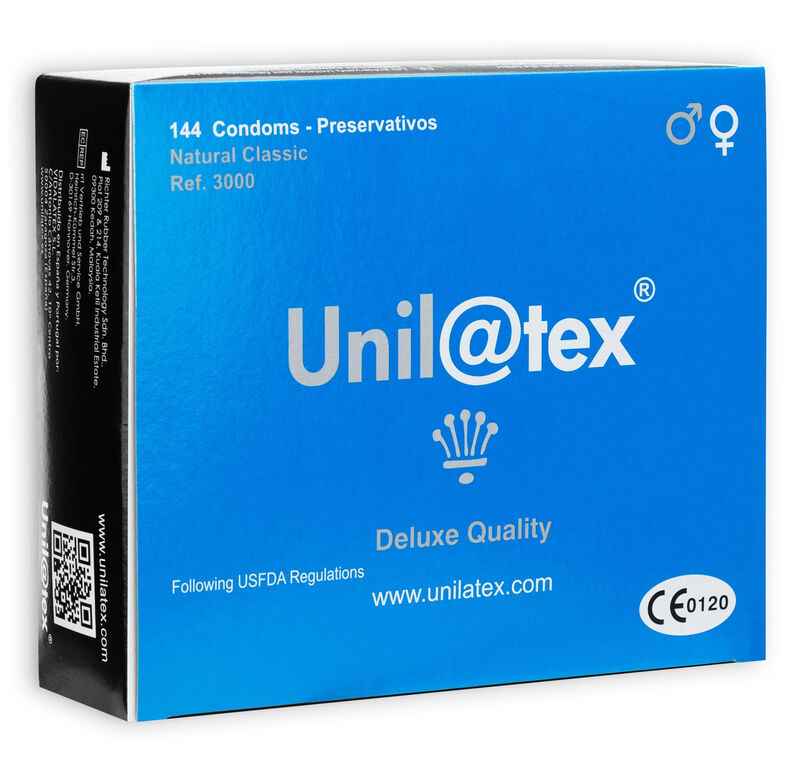 UNILATEX - CONSERVANTI NATURALI 144 UNITÀ - Secretroomsexyshop