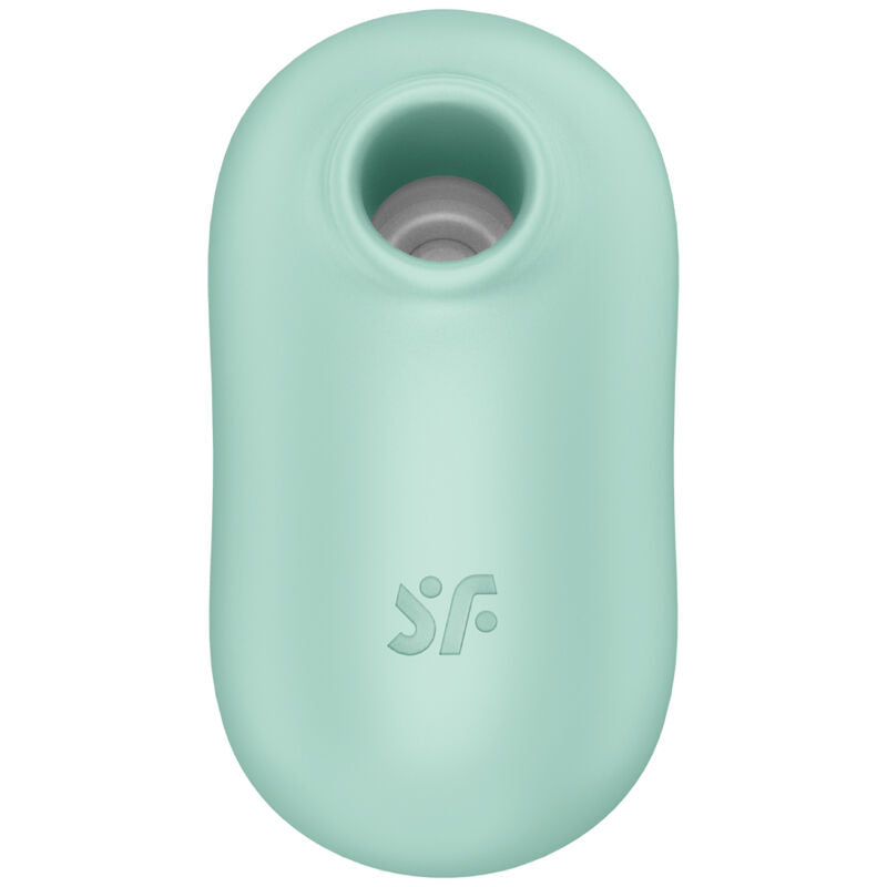 SATISFYER - PRO TO GO 2 DOUBLE AIR PULSE STIMULATOR & VIBRATOR GREEN - BEIGE - 14