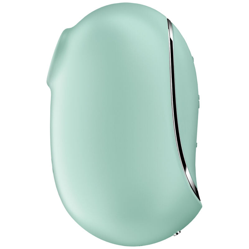 SATISFYER - PRO TO GO 2 DOUBLE AIR PULSE STIMULATOR & VIBRATOR GREEN - BEIGE - 13