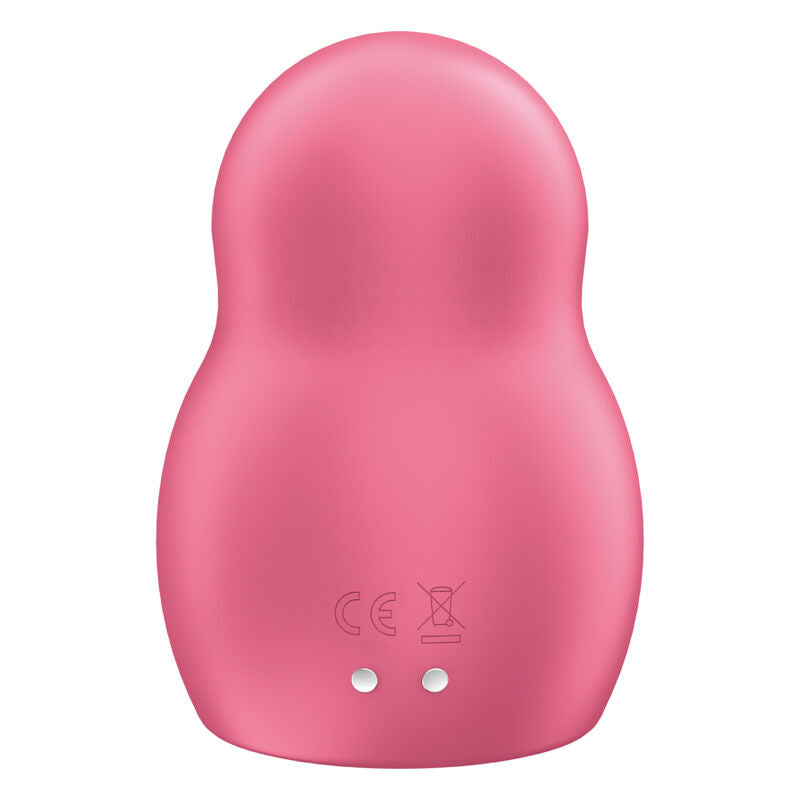 SATISFYER - PRO TO GO 1 DOUBLE AIR PULSE STIMULATOR & VIBRATOR BLUE - 2