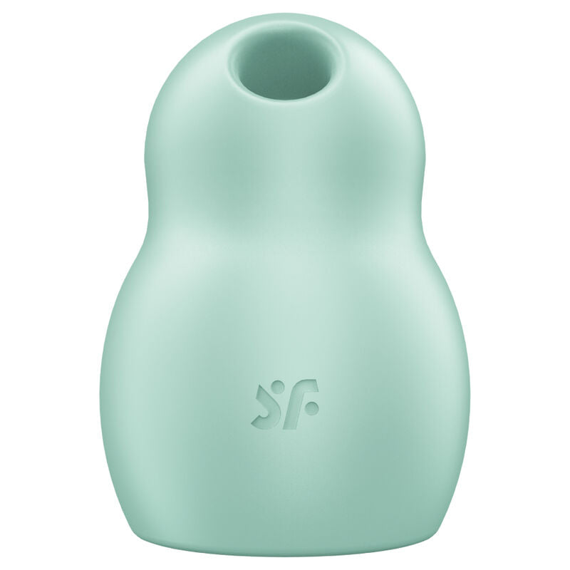 SATISFYER - PRO TO GO 1 DOUBLE AIR PULSE STIMULATOR & VIBRATOR BLUE - GREEN - 6