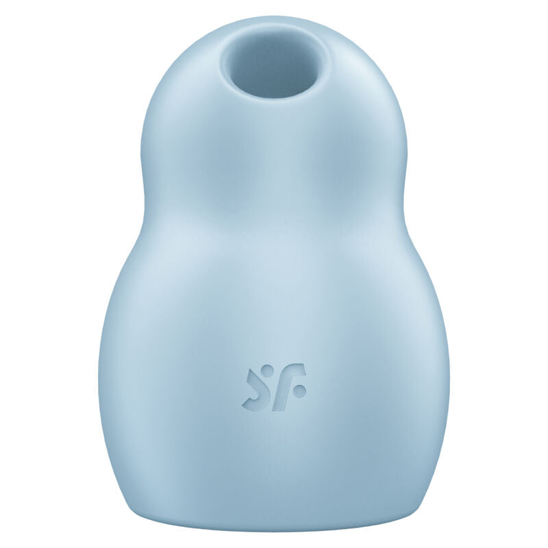 SATISFYER - PRO TO GO 1 DOUBLE AIR PULSE STIMULATOR & VIBRATOR BLUE - BLUE - 9