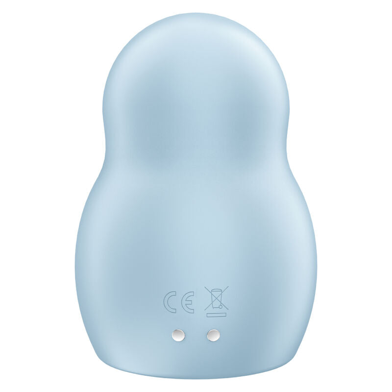 SATISFYER - PRO TO GO 1 DOUBLE AIR PULSE STIMULATOR & VIBRATOR BLUE - BLUE - 10