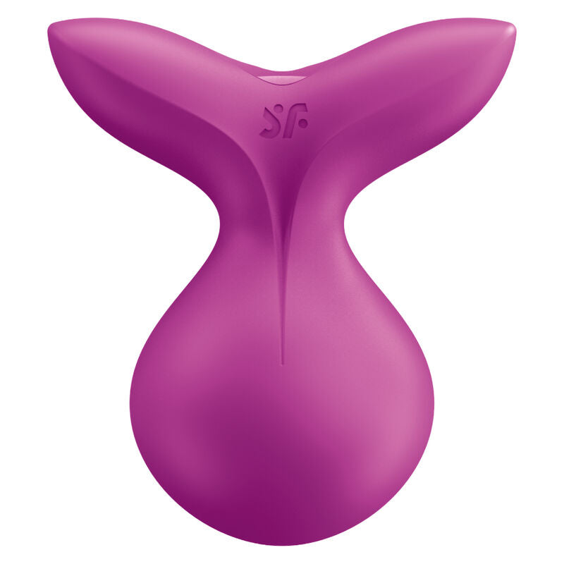SATISFYER - VIVA LA VULVA 3 LAY-ON VIBRATOR GREEN - MORADO - 2