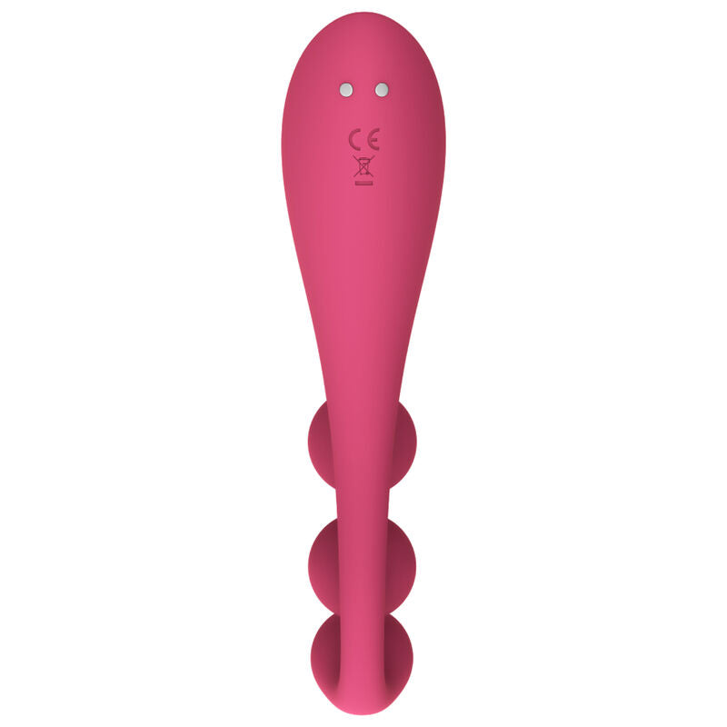 SATISFYER - TRI BALL 1 MULTI VIBRATOR RED - 2