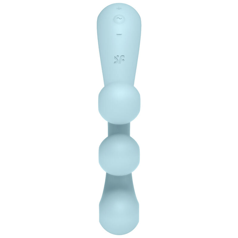 SATISFYER - TRI BALL 2 MULTI VIBRATOR BLUE - 3