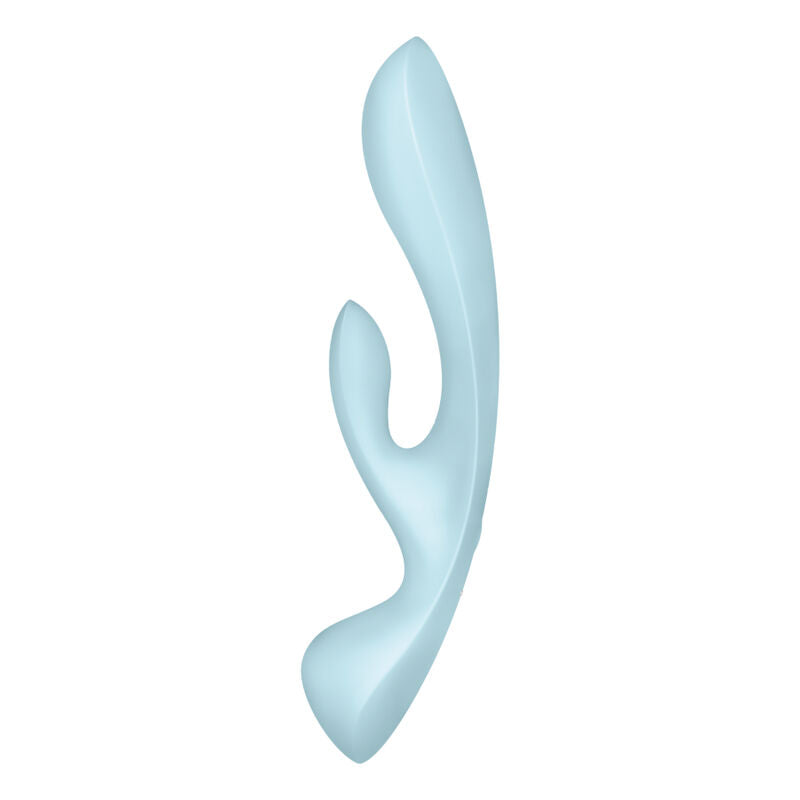SATISFYER - TRIPLE OH HYBRID VIBRATION BLUE - BLUE - 8