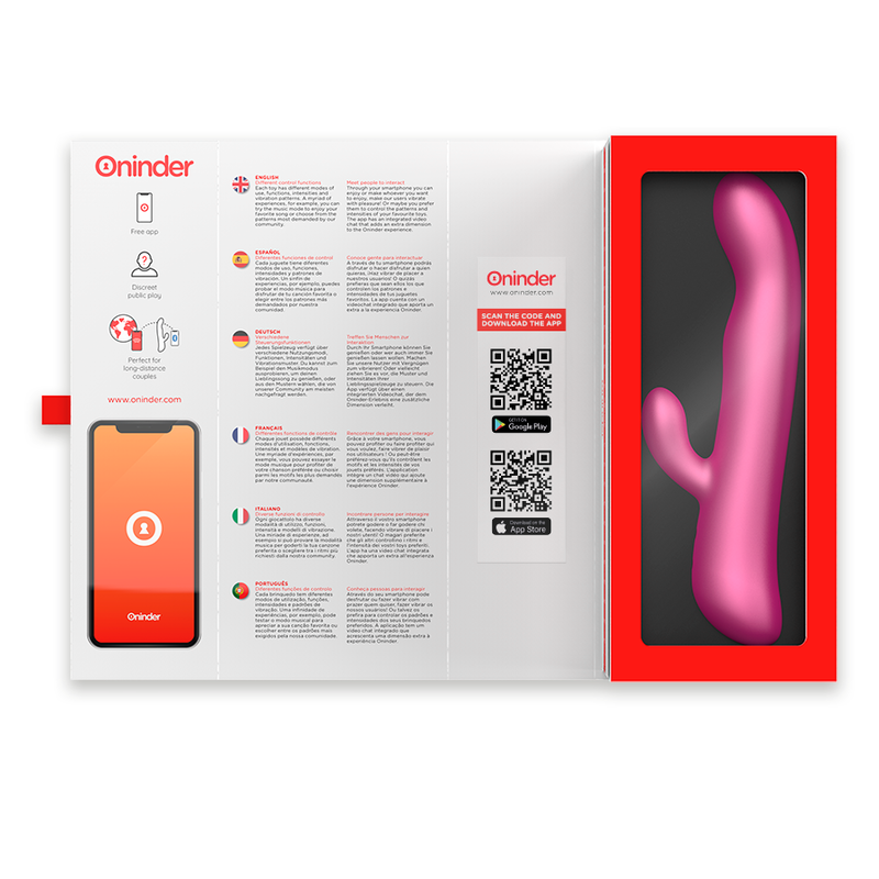 ONINDER - OSLO VIBRATION & ROTATION BLACK - FREE APP - 3