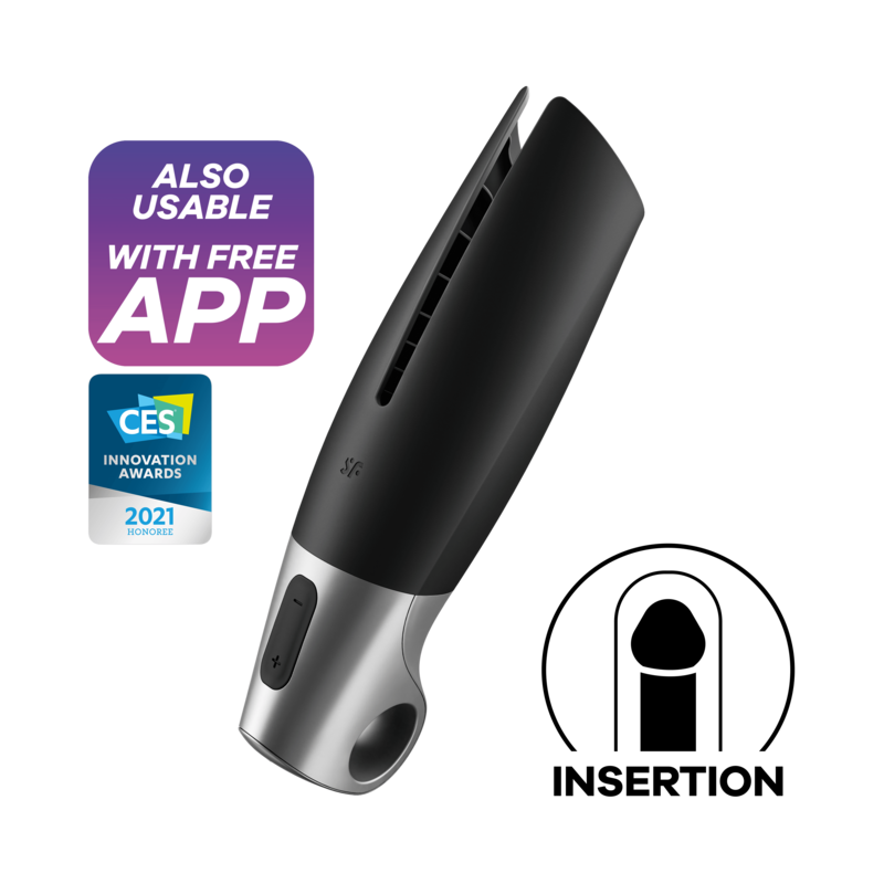 SATISFYER - POWER MASTURBATOR BLACK - 2