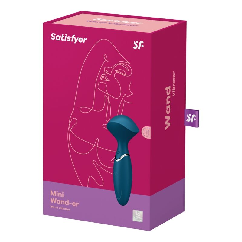 SATISFYER - MINI WOND-ER GREY - BLUE - 7