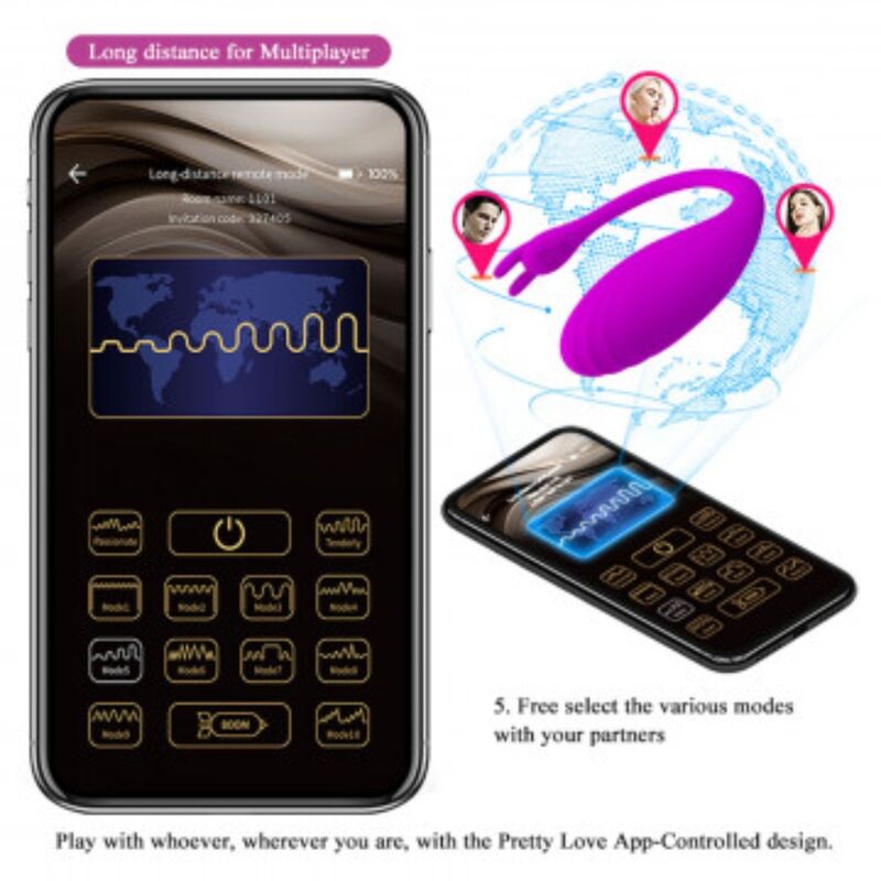 PRETTY LOVE - CATALINA MASSAGER FREE APP LILAC - 2