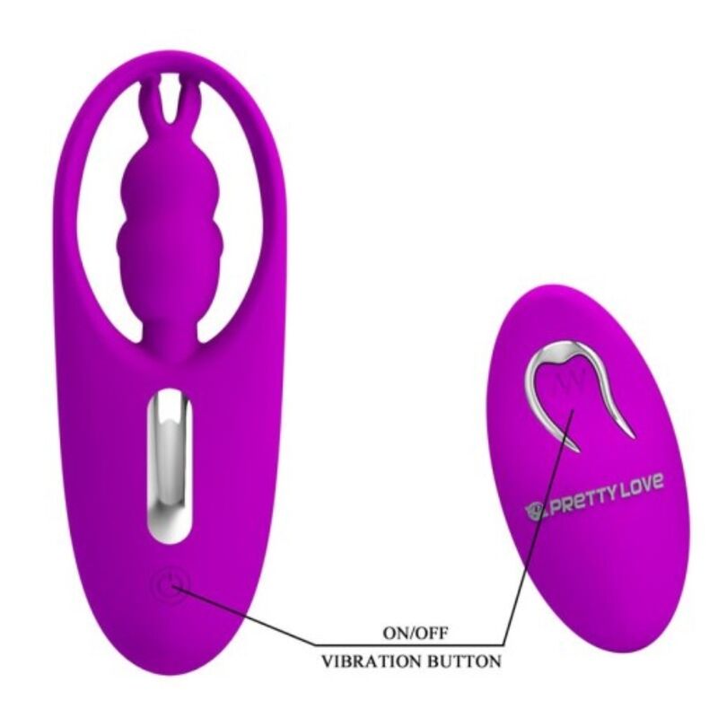 PRETTY LOVE - WILD RABBIT STIMULATOR FOR PANTIES WITH REMOTE CONTROL LILAC - 5