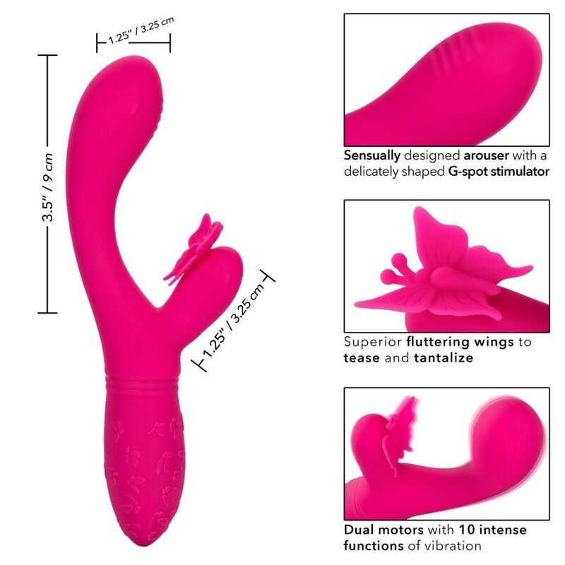 CALEXOTICS - BUTTERFLY KISS FLUTTER PINK - 9
